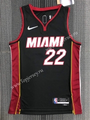 75th Anniversary Miami Heat Black #22 NBA Jersey-311