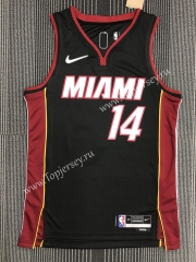 75th Anniversary Miami Heat Black #14 NBA Jersey-311