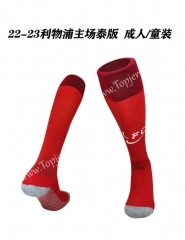 2022-2023 Liverpool Home Red Kids/Youth Soccer Socks