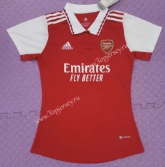 2022-2023 Arsenal Home Red Women Soccer Jersey AAA-708