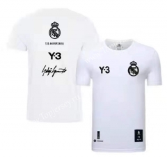 2022-2023 Y3 Real Madrid White Cotton T-shirt
