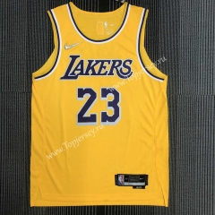 AU Player Version Los Angeles Lakers Yellow #23 NBA Jersey-311