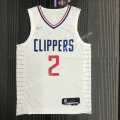 AU Player Version Los Angeles Clippers White #2 NBA Jersey-311