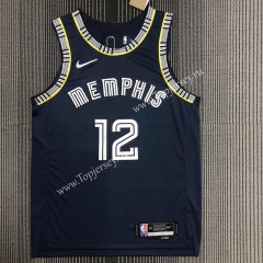 AU Player Version Cith Edition Memphis Grizzlies Black #12 NBA Jersey-311