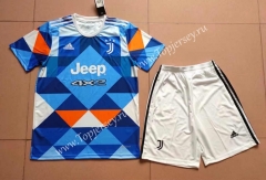 2022-2023 Juventus 3rd Away Blue Soccer Uniform-718
