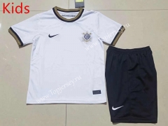 2022-2023 Corinthians Home White Kids/Youth Soccer Unifrom-507