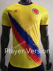 Player Version 2022-2023 Special Version Colombia Yellow Thailand Soccer Jersey AAA-518