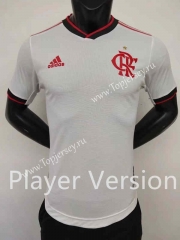 Player Version 2022-2023 Flamengo Away White Thailand Soccer Jersey AAA-9926