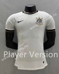 Player Version 2022-2023 Corinthians Home White Thailand Soccer Jersey AAA-CS