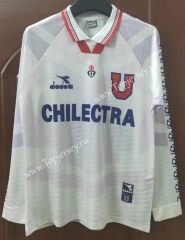 Retro Version 1996 Universidad de Chile Away White Thailand Soccer Jersey AAA-7T