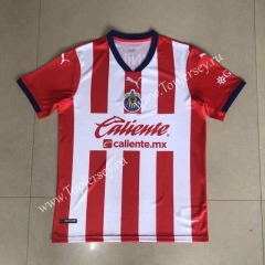 2022-2023 Deportivo Guadalajara Home Red&White Thailand Soccer Jersey AAA-HR