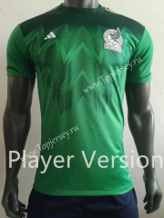 Player Version 2022-2023 Mexico Home Green Thailand Soccer Jersey AAA-518