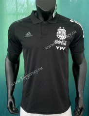 2022-2023 Argentina Black Thailand Polo Shirt-305
