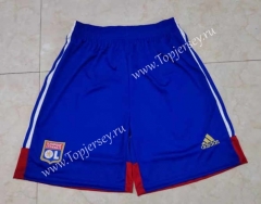 2022-2023 Olympique Lyonnais Blue Thailand Soccer Shorts-6794