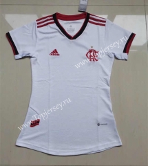 2022-2023 Flamengo Away White Women Thailand Soccer Jersey AAA-708