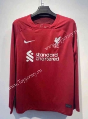 2022-2023 Liverpool Home Red LS Thailand Soccer Jersey AAA-ZQ