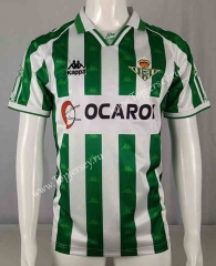 Retro Version 95-96 Real Betis White&Green Thailand Soccer Jersey-503