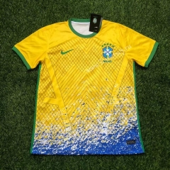 2022-2023 Special Version Brazil Yellow Thailand Soccer Jersey AAA-305