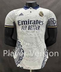 Player Version 2022-2023 Real Madrid White Thailand Soccer Jersey AAA-GB