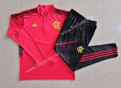 2022-2023 Flamengo Red Thailand Soccer Tracksuit-815
