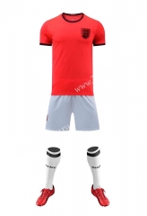 ( Without Brand Logo ) 2022-2023 England Away Red Soccer Uniform-9031