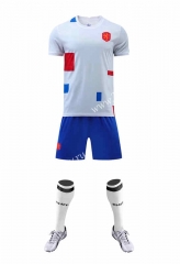 ( Without Brand Logo ) 2022-2023 Netherlands Away White Soccer Uniform-9031