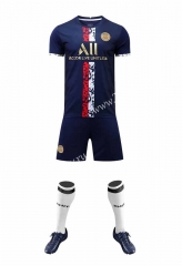( Without Brand Logo ) 2022-2023 Special Version Paris SG Blue Soccer Uniform-9031