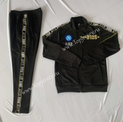 2022-2023 Napoli Black Thailand Soccer Jacket Uniform-GDP