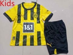 2022-2023 Borussia Dortmund Home Yellow Kids/Youth Soccer Uniform-507