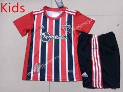 2022-2023 Sao Paulo Away Red&Black Kids/Youth Soccer Uniform-507