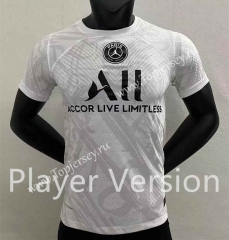 Player Version 2022-2023 PSG White Thailand Training Soccer Jersey AAA-2016