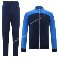 Royal Blue Thailand Soccer Jacket Uniform-LHNJ01