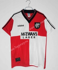 Retro Version 95-96 Rangers Away Red&White Thailand Soccer Jersey AAA-C1046