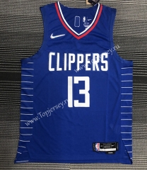 AU Player Version Los Angeles Clippers Blue #13 NBA Jersey-311