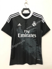 Retro Version 14-15 Real Madrid 2nd Away Black Thailand Soccer Jersey AAA-811