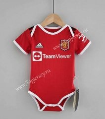 2022-2023 Manchester United Home Red Baby Soccer Uniform-CS