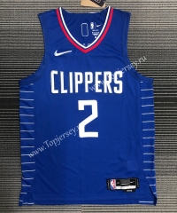 AU Player Version Los Angeles Clippers Blue #2 NBA Jersey-311
