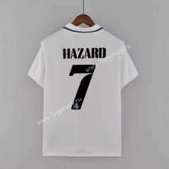 （S-4XL）2022-2023 Real Madrid Home White  (HAZARD  #7) Thailand Soccer Jersey AAA