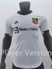 Player Version 2022-2023 Manchester United Away White Thailand Soccer Jersey AAA-888