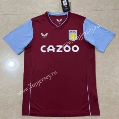 2022-2023 Aston Villa Home Red Thailand Soccer Jersey AAA