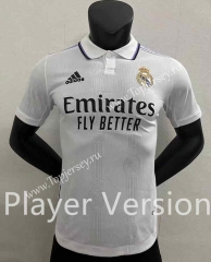 Player Version 2022-2023 Real Madrid Home White Thailand Soccer Jersey AAA-888