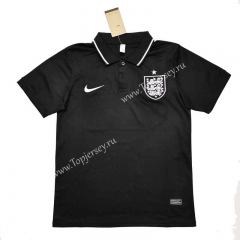 2022-2023 England Black Thailand Polo Shirt-2044