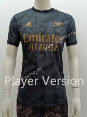 Player Version 2022-2023 Arsenal Away Black&Gray Thailand Soccer Jersey AAA-807