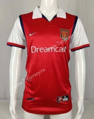 Retro Version 99-00 Arsenal Home Red Thailand Soccer Jersey AAA-503