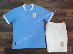 2022-2023 Uruguay Home Blue Soccer Uniform-709