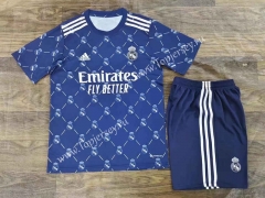 2022-2023 Real Madrid Blue Soccer Uniform-709