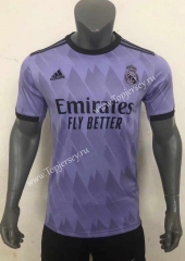 (S-4XL)2022-2023 Real Madrid Away Purple Thailand Soccer Jersey AAA-416