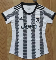 2022-2023 Juventus Home Black&White Women Thailand Soccer Jersey AAA-708