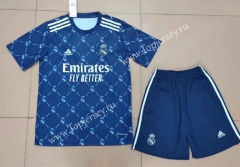 2022-2023 Real Madrid Royal Blue Soccer Uniform-718