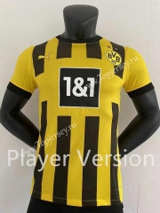 Player Version 2022-2023 Borussia Dortmund Home Yellow Thailand Soccer Jersey AAA-2016